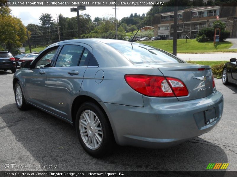 Silver Steel Metallic / Dark Slate Gray/Light Slate Gray 2008 Chrysler Sebring Touring Sedan