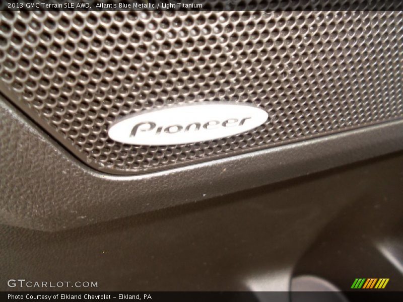Atlantis Blue Metallic / Light Titanium 2013 GMC Terrain SLE AWD