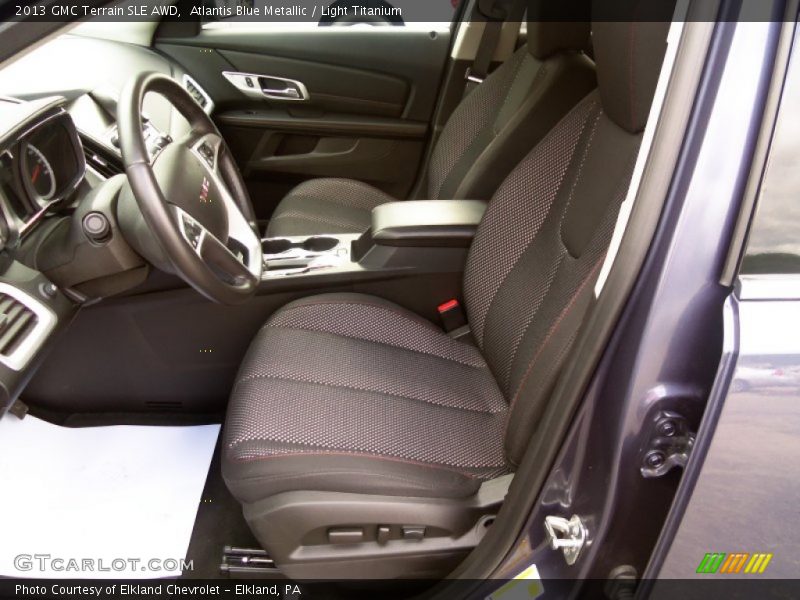 Atlantis Blue Metallic / Light Titanium 2013 GMC Terrain SLE AWD