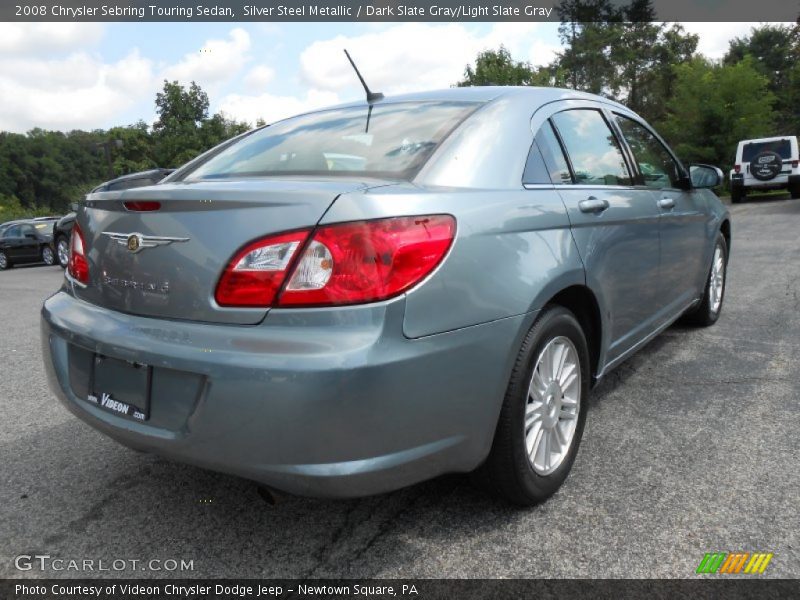 Silver Steel Metallic / Dark Slate Gray/Light Slate Gray 2008 Chrysler Sebring Touring Sedan