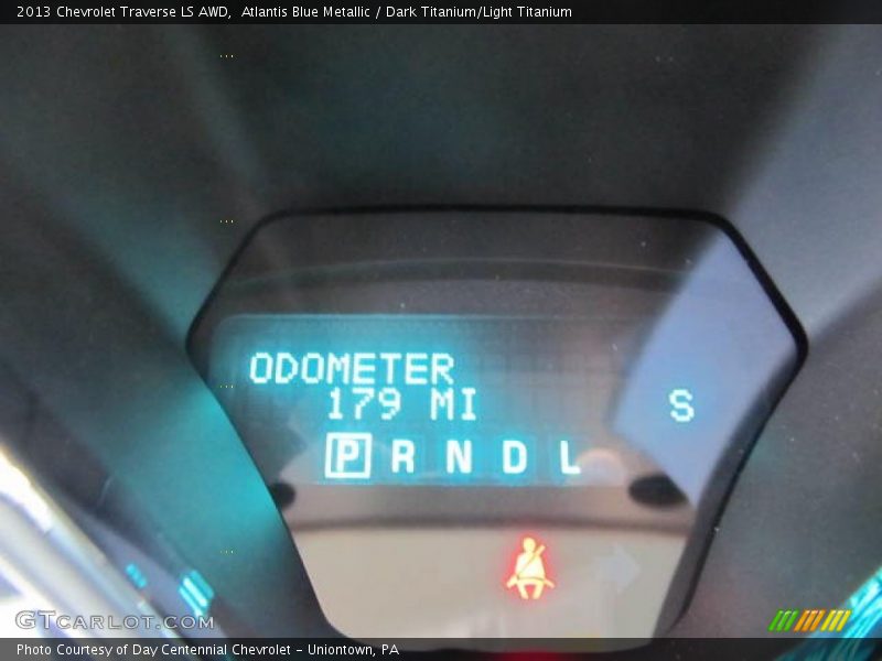 Atlantis Blue Metallic / Dark Titanium/Light Titanium 2013 Chevrolet Traverse LS AWD