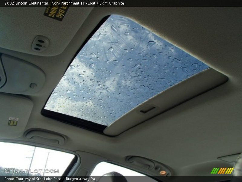 Ivory Parchment Tri-Coat / Light Graphite 2002 Lincoln Continental
