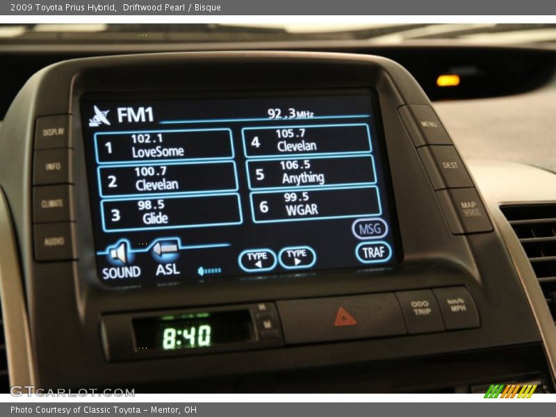 Driftwood Pearl / Bisque 2009 Toyota Prius Hybrid