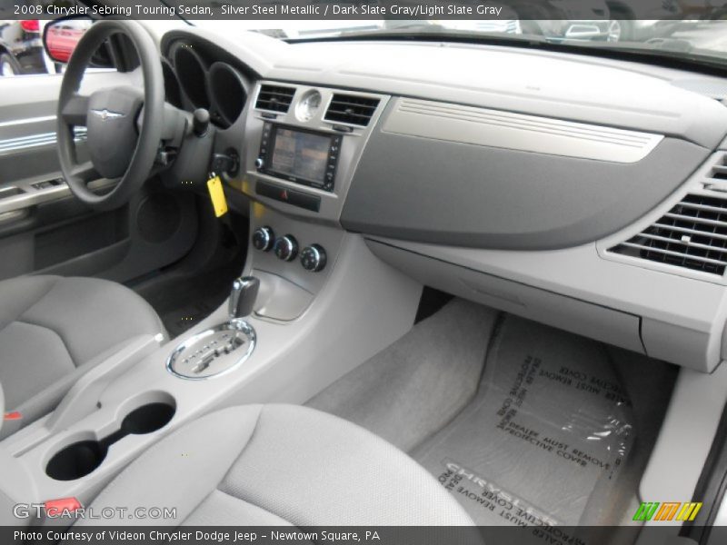Silver Steel Metallic / Dark Slate Gray/Light Slate Gray 2008 Chrysler Sebring Touring Sedan