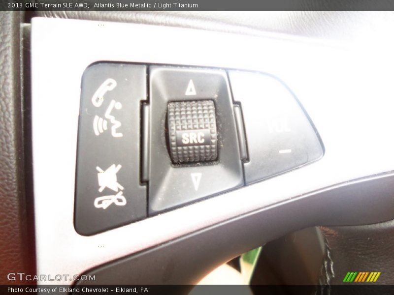 Atlantis Blue Metallic / Light Titanium 2013 GMC Terrain SLE AWD