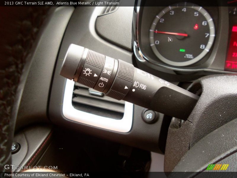 Atlantis Blue Metallic / Light Titanium 2013 GMC Terrain SLE AWD