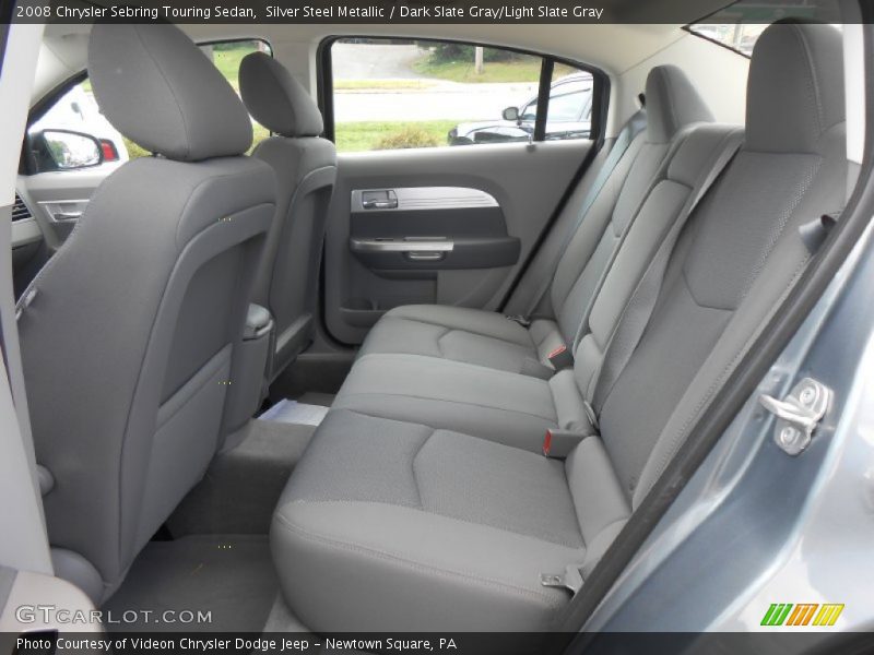 Silver Steel Metallic / Dark Slate Gray/Light Slate Gray 2008 Chrysler Sebring Touring Sedan