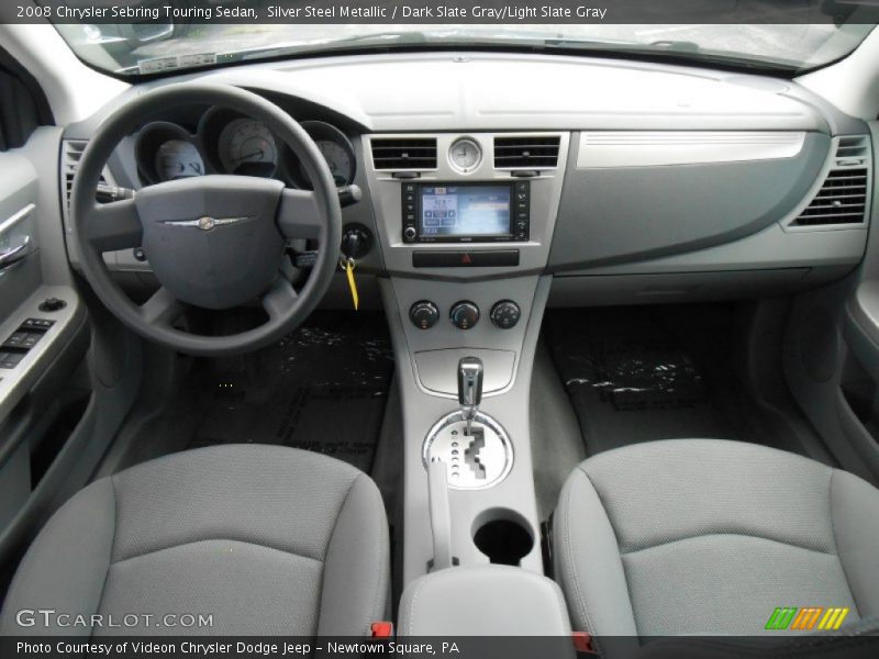 Silver Steel Metallic / Dark Slate Gray/Light Slate Gray 2008 Chrysler Sebring Touring Sedan