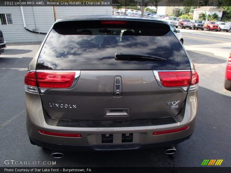 Mineral Gray Metallic / Charcoal Black 2012 Lincoln MKX AWD