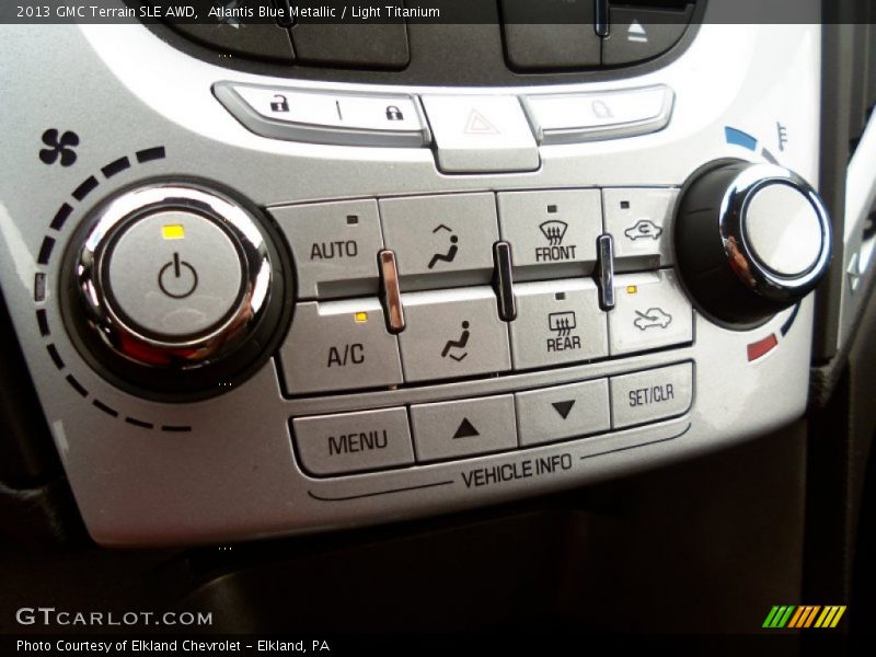 Atlantis Blue Metallic / Light Titanium 2013 GMC Terrain SLE AWD