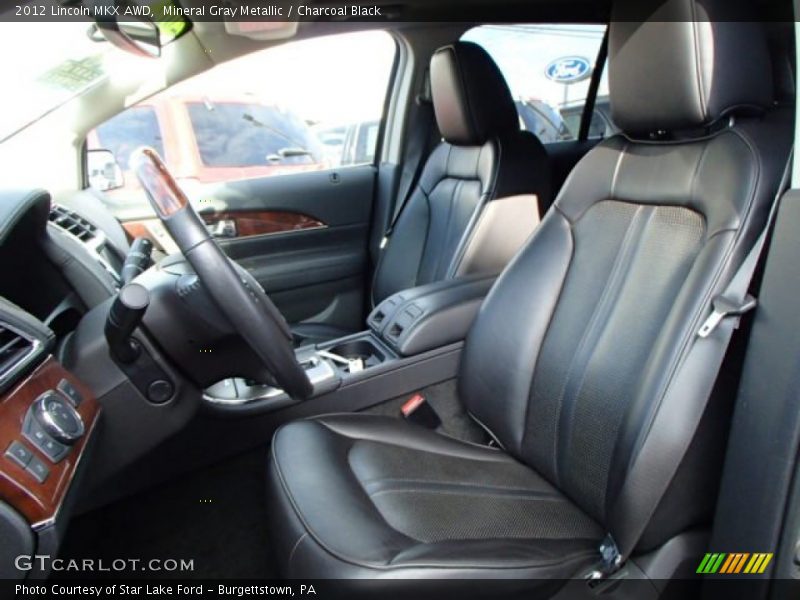 Mineral Gray Metallic / Charcoal Black 2012 Lincoln MKX AWD