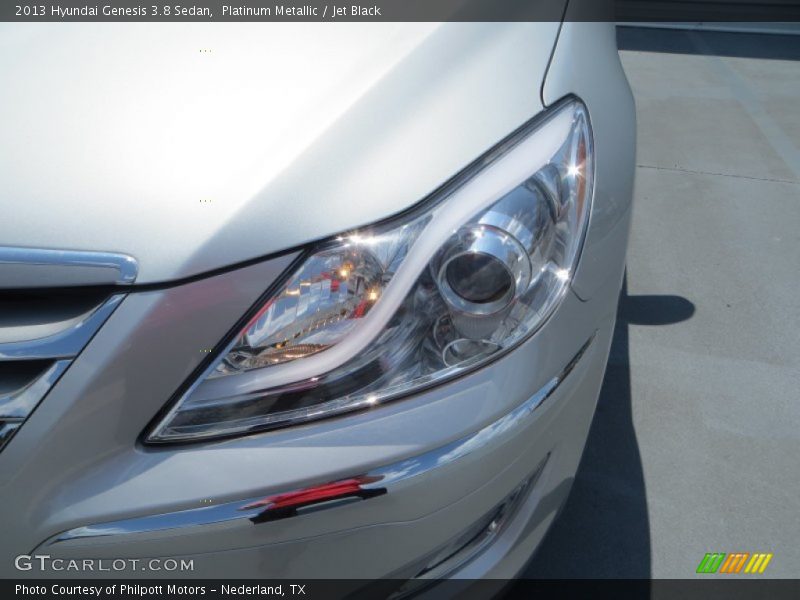 Platinum Metallic / Jet Black 2013 Hyundai Genesis 3.8 Sedan