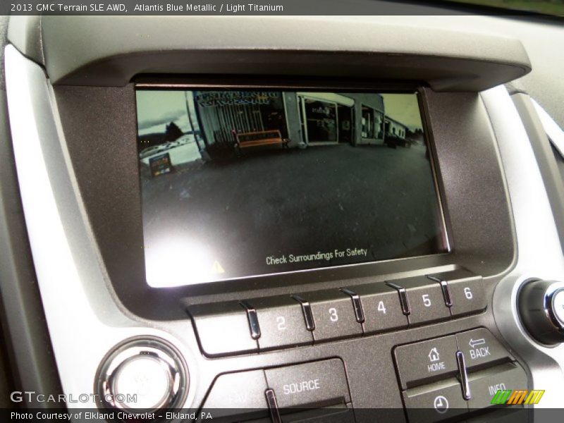 Atlantis Blue Metallic / Light Titanium 2013 GMC Terrain SLE AWD