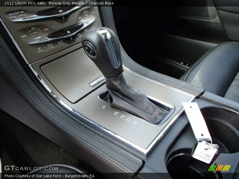 Mineral Gray Metallic / Charcoal Black 2012 Lincoln MKX AWD
