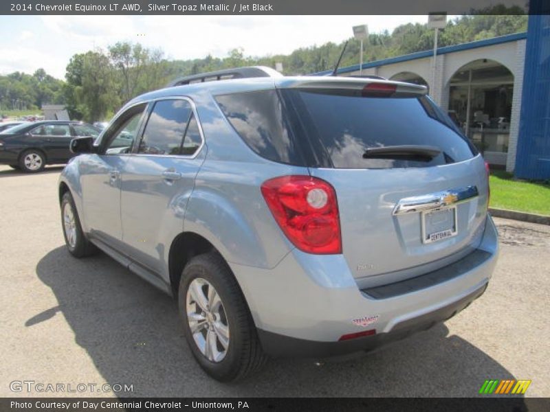 Silver Topaz Metallic / Jet Black 2014 Chevrolet Equinox LT AWD