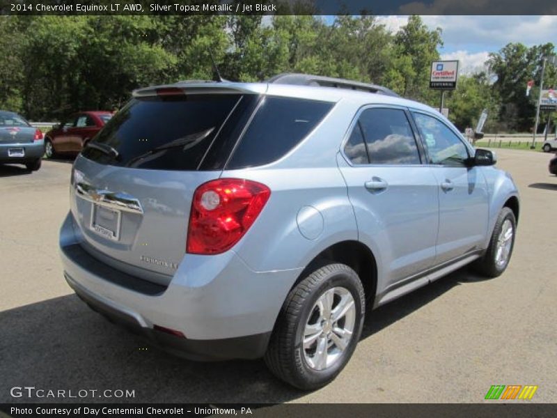 Silver Topaz Metallic / Jet Black 2014 Chevrolet Equinox LT AWD