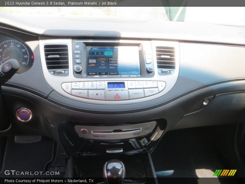 Platinum Metallic / Jet Black 2013 Hyundai Genesis 3.8 Sedan