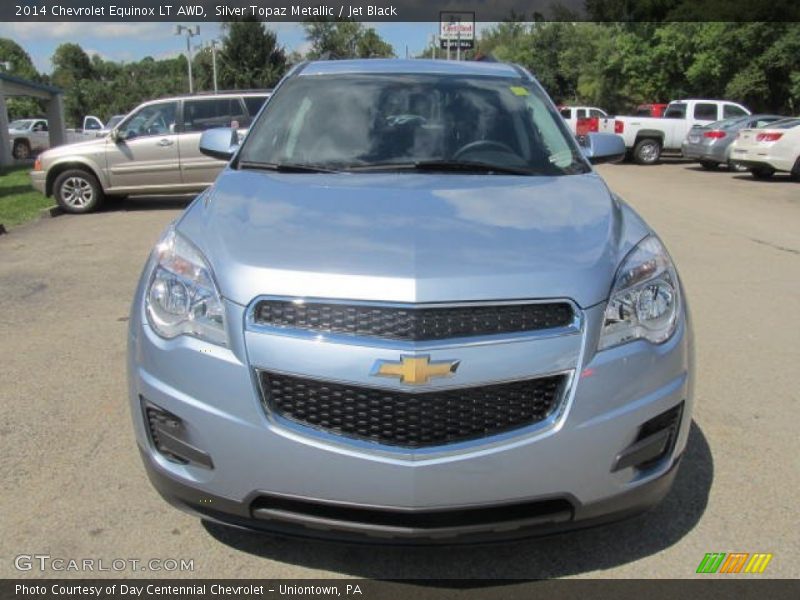 Silver Topaz Metallic / Jet Black 2014 Chevrolet Equinox LT AWD