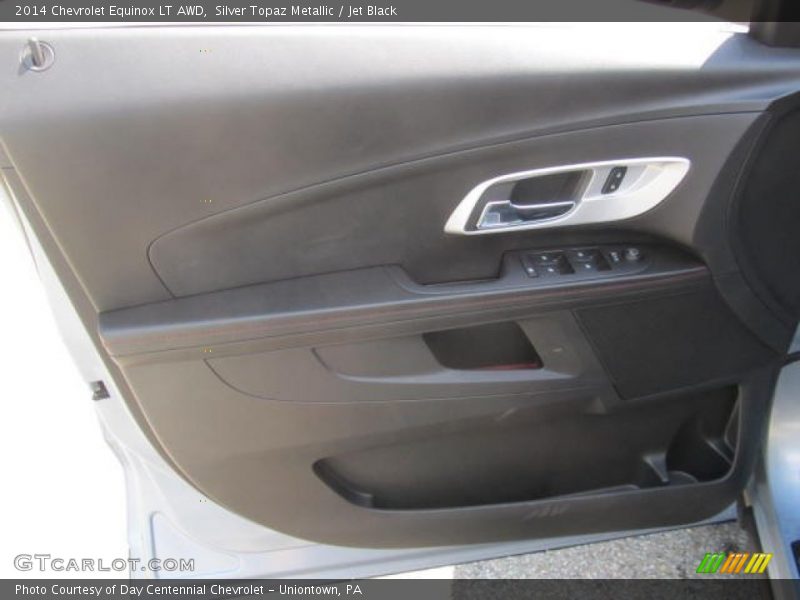 Silver Topaz Metallic / Jet Black 2014 Chevrolet Equinox LT AWD