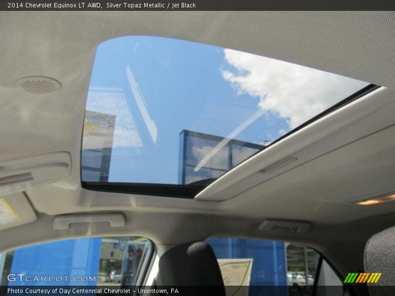 Silver Topaz Metallic / Jet Black 2014 Chevrolet Equinox LT AWD
