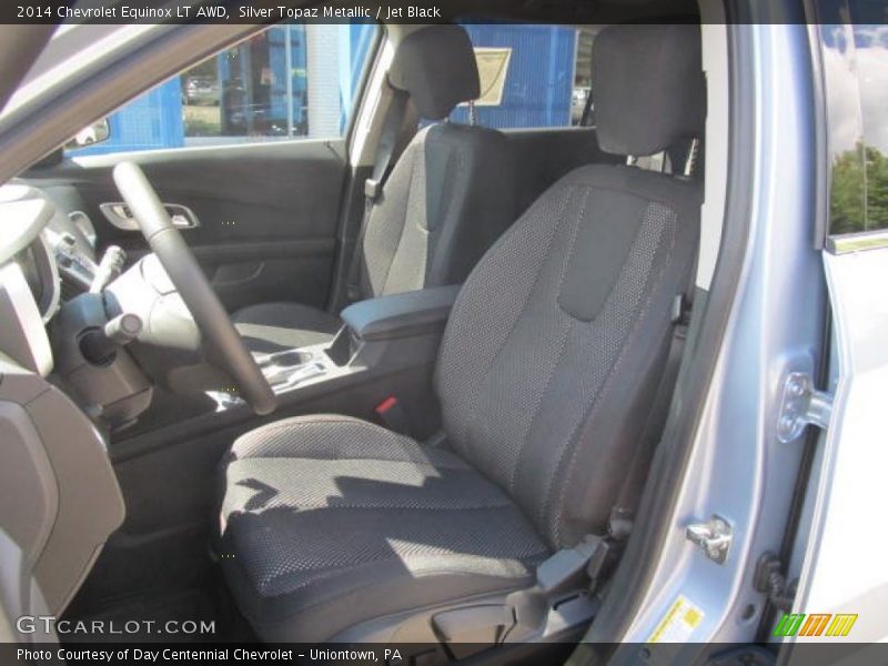 Silver Topaz Metallic / Jet Black 2014 Chevrolet Equinox LT AWD