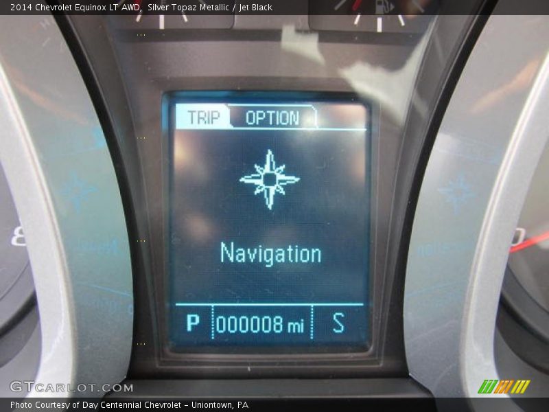 Silver Topaz Metallic / Jet Black 2014 Chevrolet Equinox LT AWD