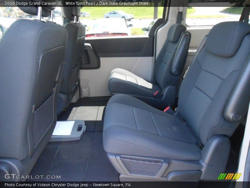 White Gold Pearl / Dark Slate Gray/Light Shale 2010 Dodge Grand Caravan SE