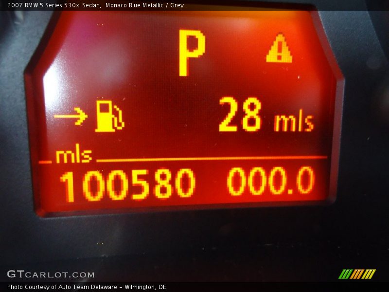 Monaco Blue Metallic / Grey 2007 BMW 5 Series 530xi Sedan