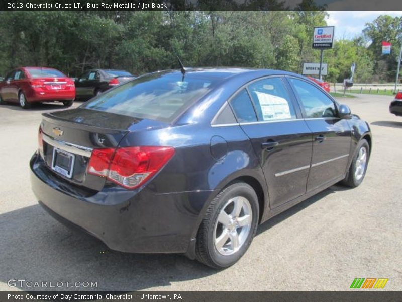 Blue Ray Metallic / Jet Black 2013 Chevrolet Cruze LT