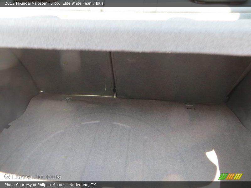 Elite White Pearl / Blue 2013 Hyundai Veloster Turbo