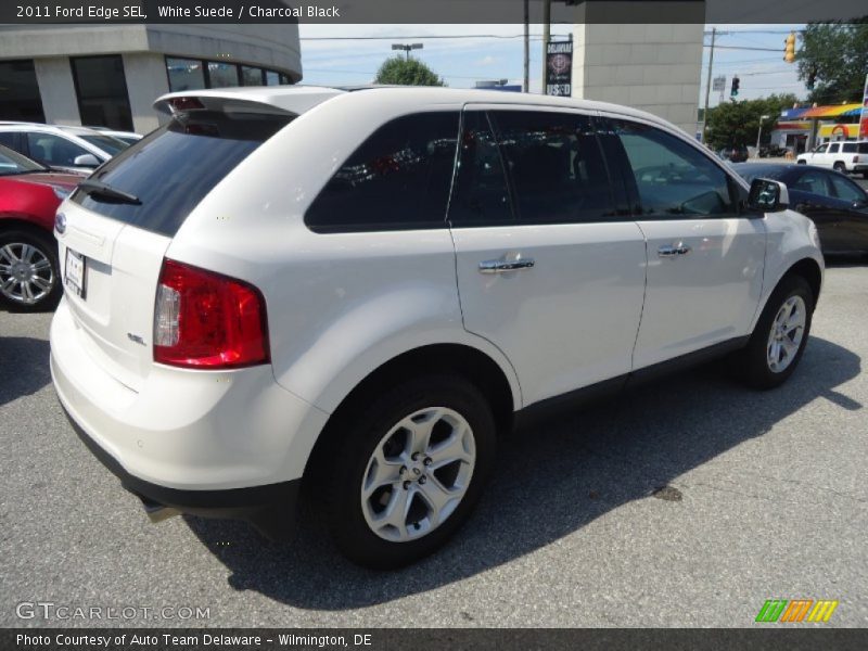 White Suede / Charcoal Black 2011 Ford Edge SEL