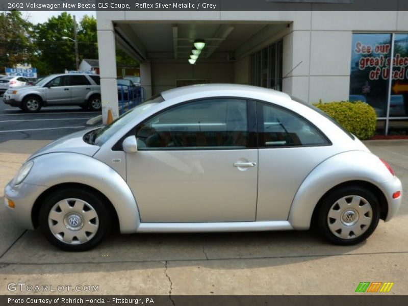 Reflex Silver Metallic / Grey 2002 Volkswagen New Beetle GLS Coupe