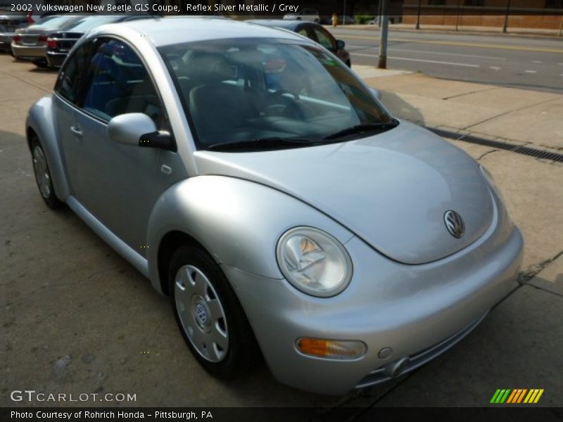 Reflex Silver Metallic / Grey 2002 Volkswagen New Beetle GLS Coupe