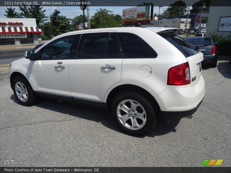 White Suede / Charcoal Black 2011 Ford Edge SEL