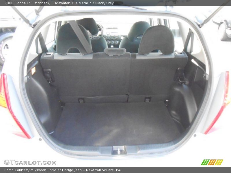 Tidewater Blue Metallic / Black/Grey 2008 Honda Fit Hatchback