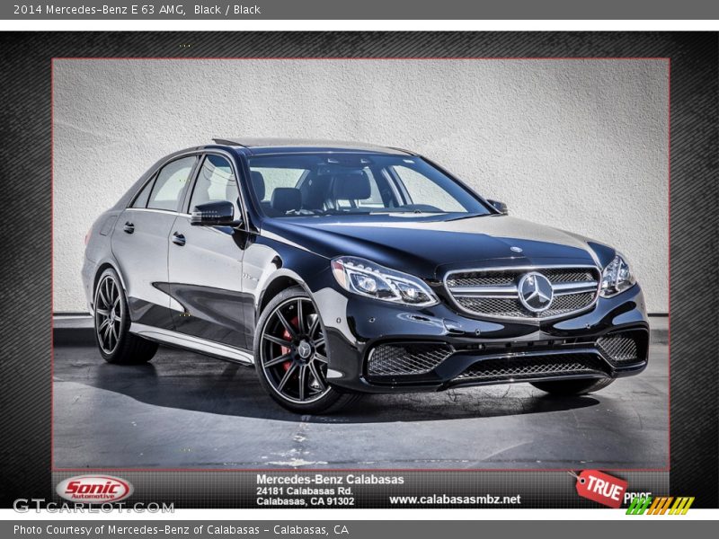 Black / Black 2014 Mercedes-Benz E 63 AMG