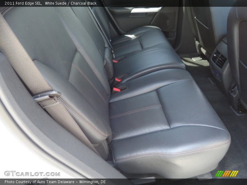 White Suede / Charcoal Black 2011 Ford Edge SEL