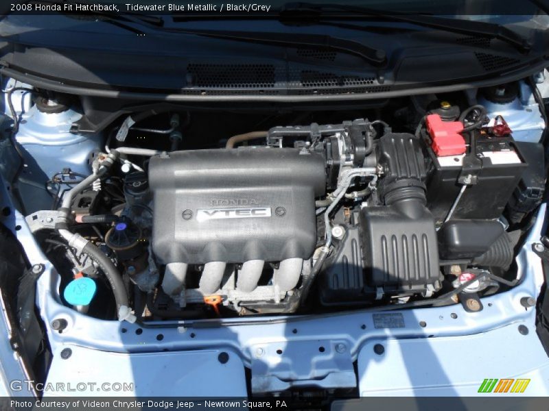 Tidewater Blue Metallic / Black/Grey 2008 Honda Fit Hatchback