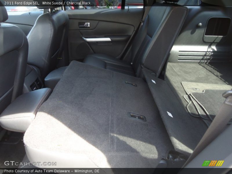 White Suede / Charcoal Black 2011 Ford Edge SEL