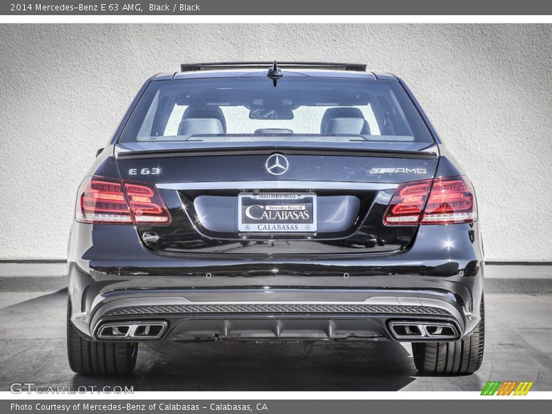 Black / Black 2014 Mercedes-Benz E 63 AMG