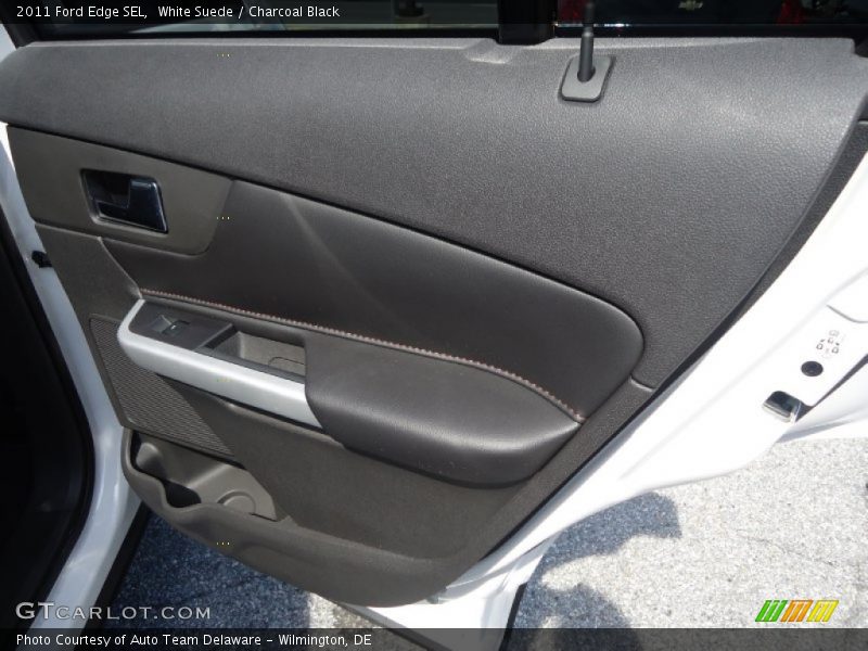 White Suede / Charcoal Black 2011 Ford Edge SEL