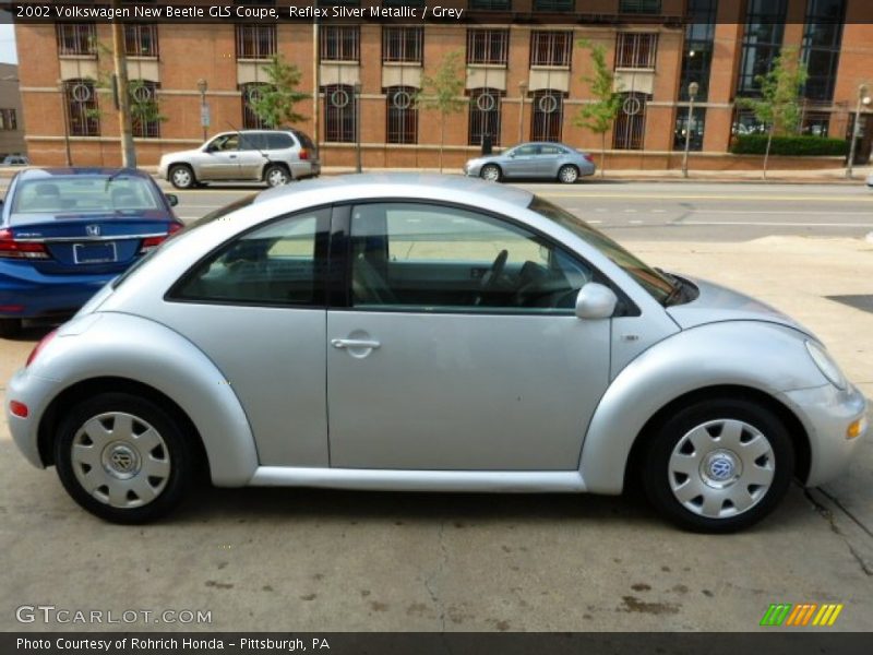 Reflex Silver Metallic / Grey 2002 Volkswagen New Beetle GLS Coupe