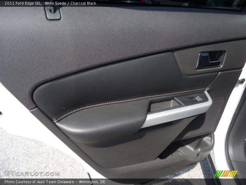 White Suede / Charcoal Black 2011 Ford Edge SEL