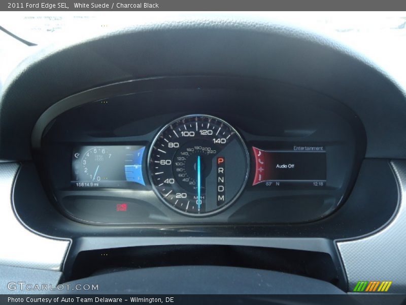 White Suede / Charcoal Black 2011 Ford Edge SEL