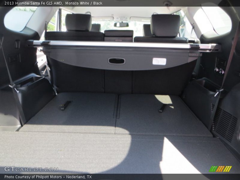 Monaco White / Black 2013 Hyundai Santa Fe GLS AWD