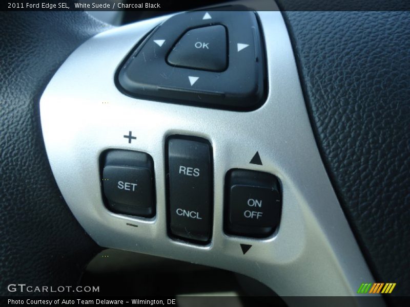 White Suede / Charcoal Black 2011 Ford Edge SEL