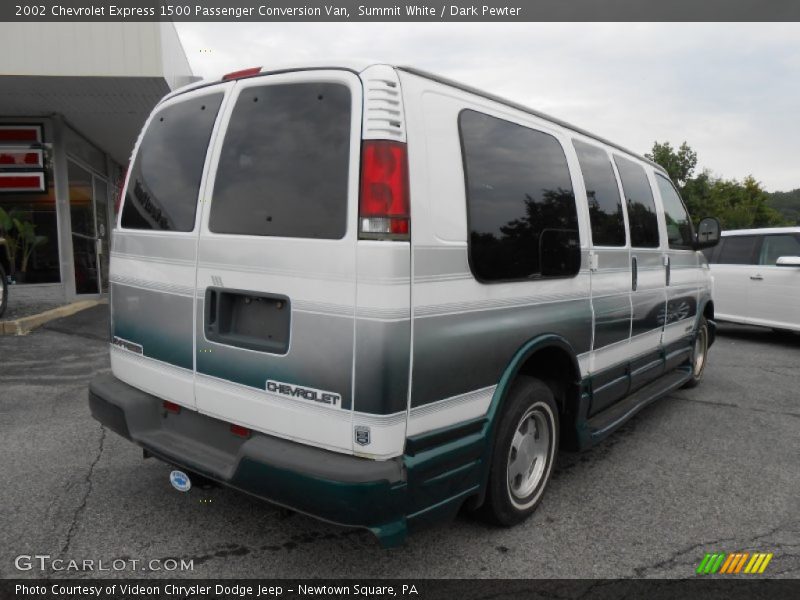 Summit White / Dark Pewter 2002 Chevrolet Express 1500 Passenger Conversion Van