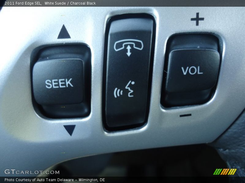 White Suede / Charcoal Black 2011 Ford Edge SEL