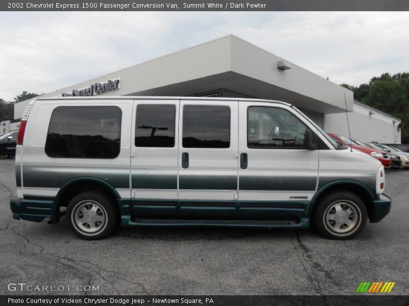 Summit White / Dark Pewter 2002 Chevrolet Express 1500 Passenger Conversion Van
