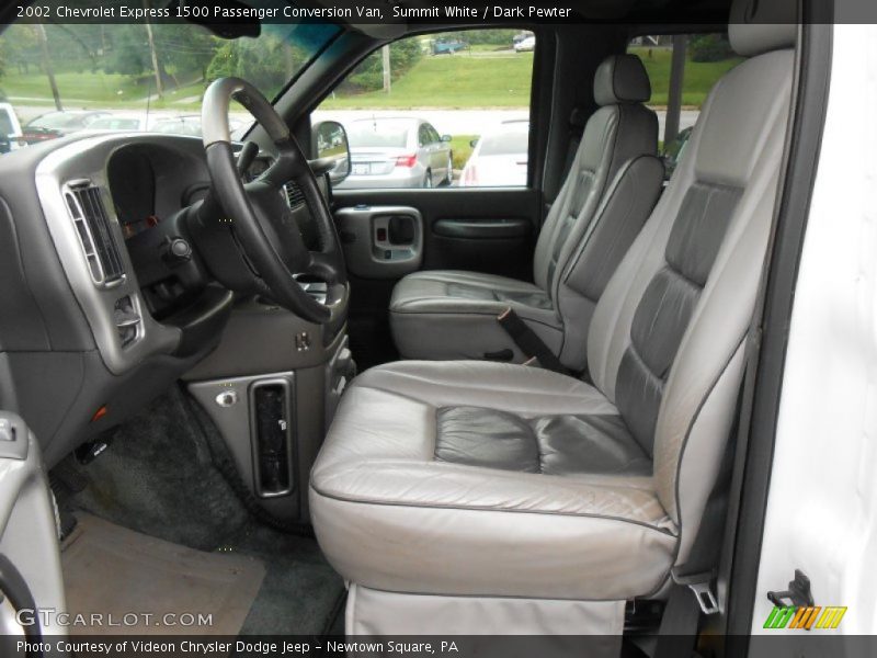 Summit White / Dark Pewter 2002 Chevrolet Express 1500 Passenger Conversion Van